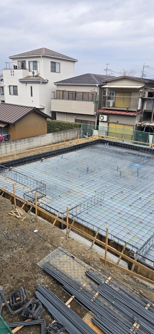 基礎配筋工事